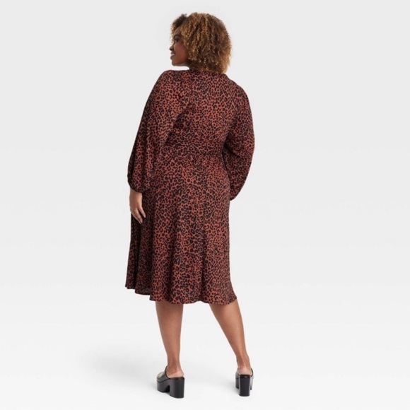 Ava & Viv Leopard Print Dress - Picture 2 of 9